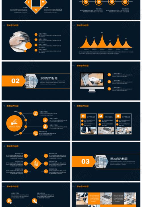 橙色商务稳重商业项目营销策划PPT模板免费下载指南